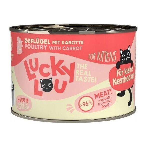 Lucky Lou Lucky Lou Lifestage Kitten Drób puszka 200g