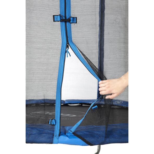 Plum PLUM Junior Trampoline & Enclosure, Blue, 182x182x200 cm, 30108