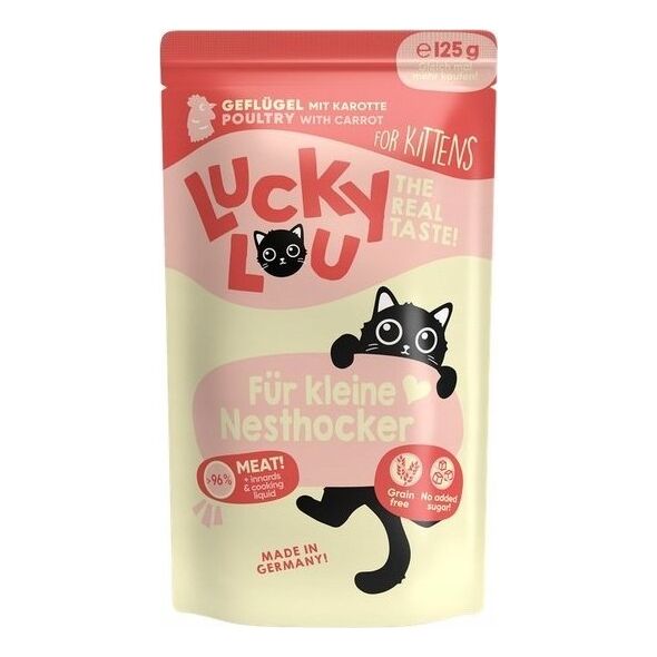 Lucky Lou Lucky Lou Lifestage Kitten Drób saszetka 125g