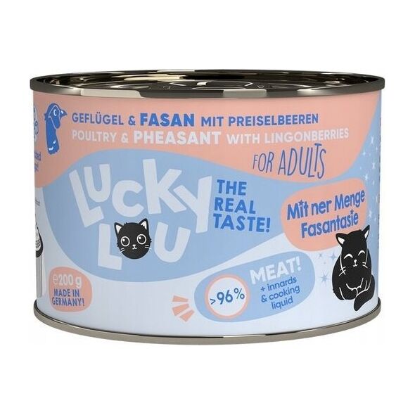 Lucky Lou Lucky Lou Lifestage Adult Drób i bażant puszka 200g
