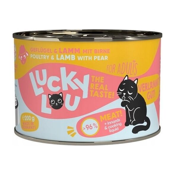 Lucky Lou Lucky Lou Lifestage Adult Drób i jagnięcina puszka 200g