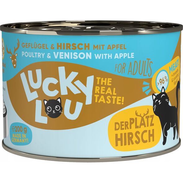 Lucky Lou Lucky Lou Lifestage Adult Drób i jeleń puszka 200g