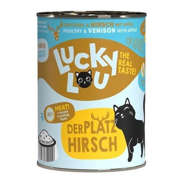 Lucky Lou Lucky Lou Lifestage Adult Drób i jeleń puszka 400g