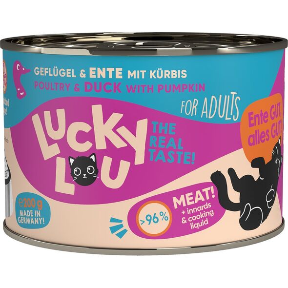 Lucky Lou Lucky Lou Lifestage Adult Drób i kaczka puszka 200g