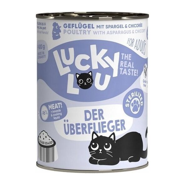 Lucky Lou Lucky Lou Lifestage Sterilized Drób puszka 400g