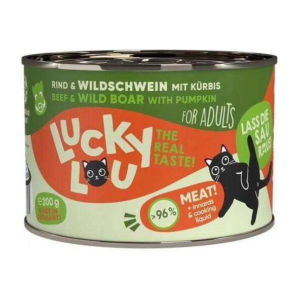 Lucky Lou Lucky Lou Lifestage Adult Wołowina i dzik puszka 200g