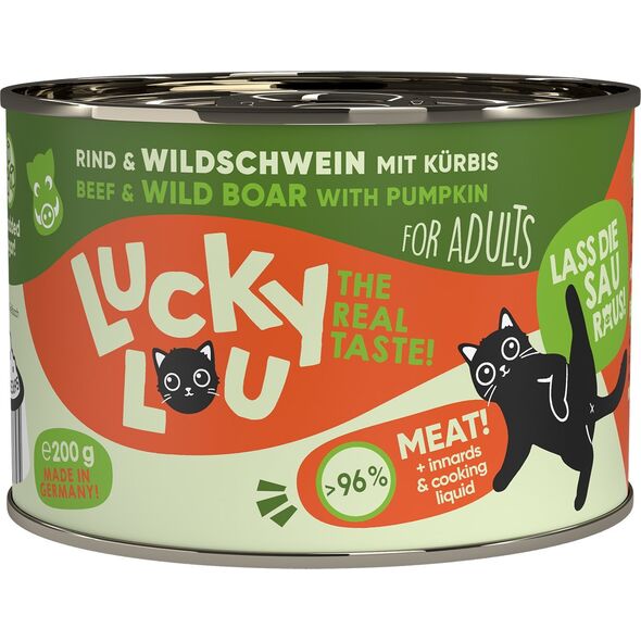 Lucky Lou Lucky Lou Lifestage Adult Wołowina i dzik puszka 200g