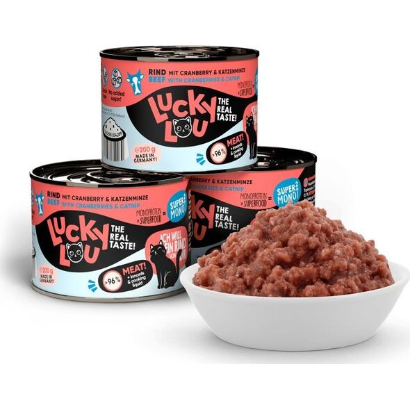 Lucky Lou Lucky Lou SuperMono Wołowina puszka 200g
