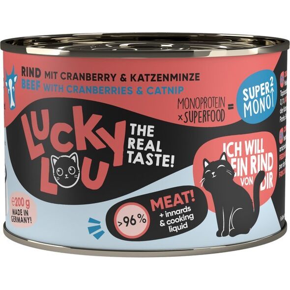 Lucky Lou Lucky Lou SuperMono Wołowina puszka 200g