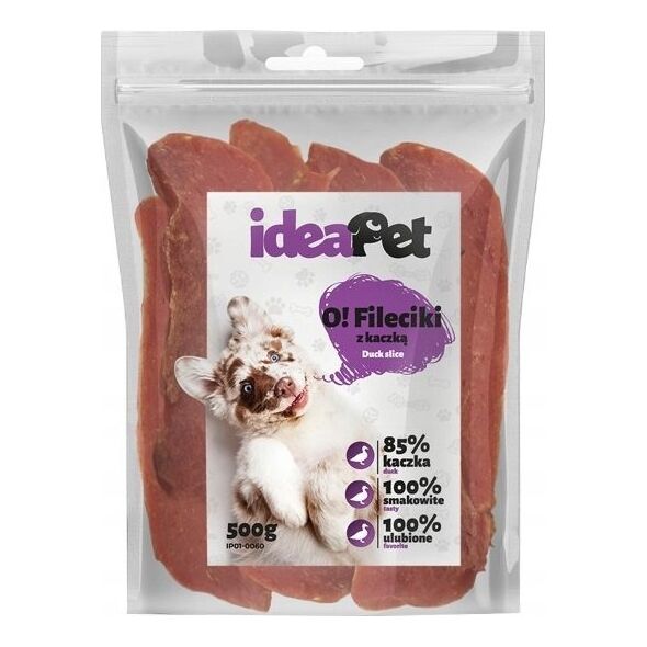 IdeaPet IdeaPet Fileciki z kaczką 500g