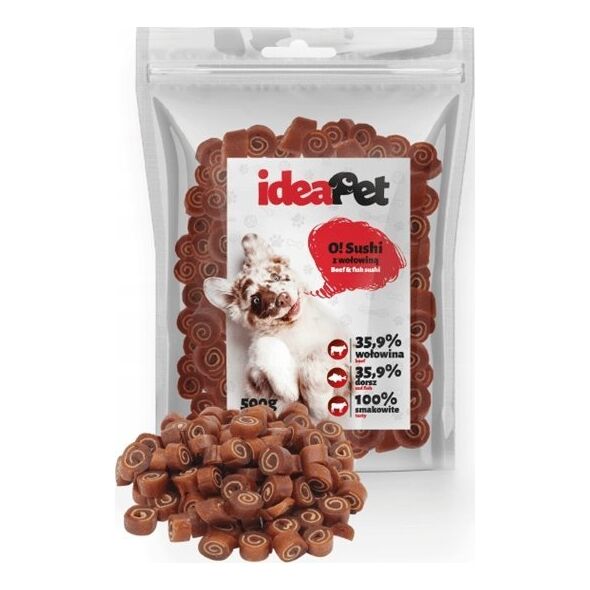 IdeaPet IdeaPet Sushi z wołowiną 500g
