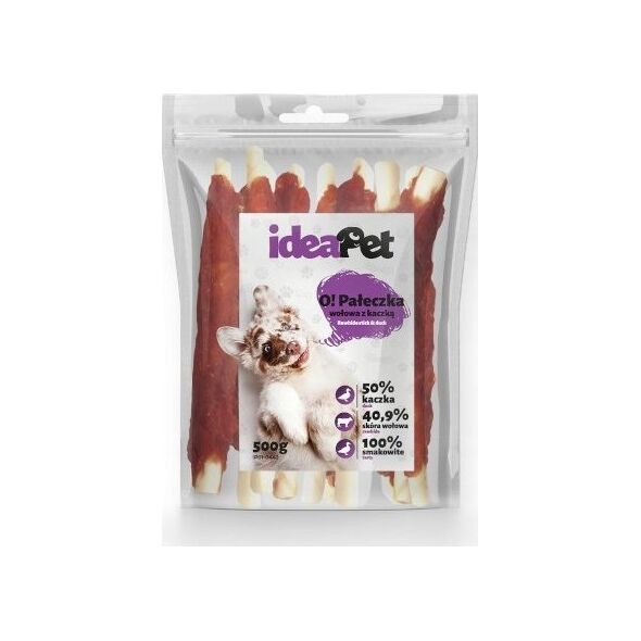 IdeaPet IdeaPet Pałeczka wołowa z kaczką 500g