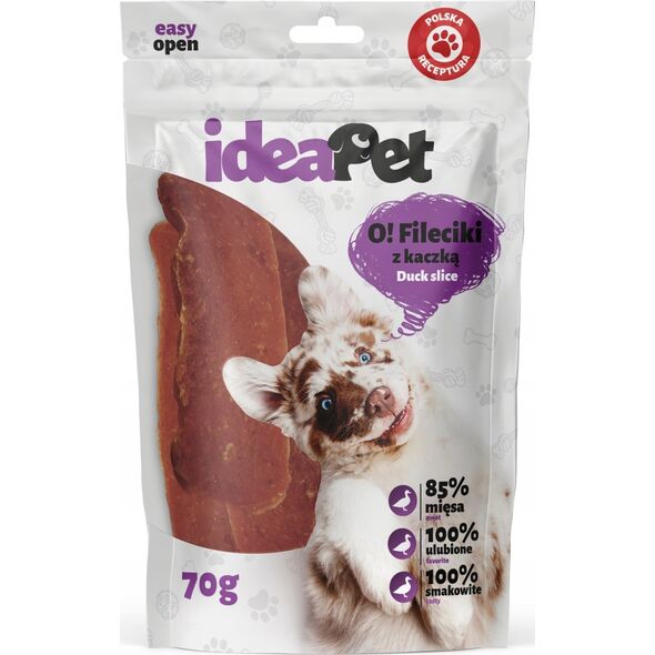 IdeaPet IdeaPet O! Paluszki z łososiem i białą rybą 70g