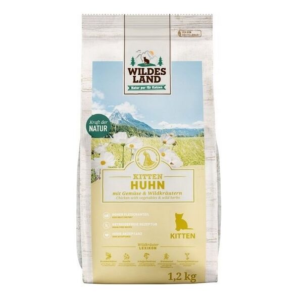Wildes Land Wildes Land Cat Classic Kitten Huhn 1,2kg
