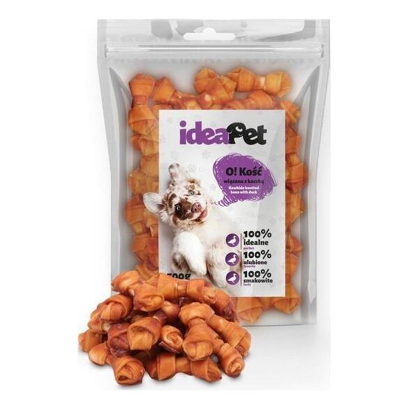 IdeaPet IdeaPet O! Kość wiązana z kaczką 500g