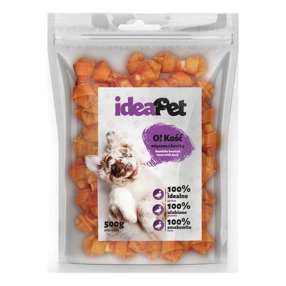 IdeaPet IdeaPet O! Kość wiązana z kaczką 500g