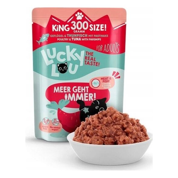 Lucky Lou Lucky Lou Lifestage Adult Drób i tuńczyk saszetka 300g