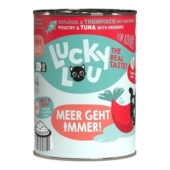 Lucky Lou Lucky Lou Lifestage Adult Drób i tuńczyk puszka 400g