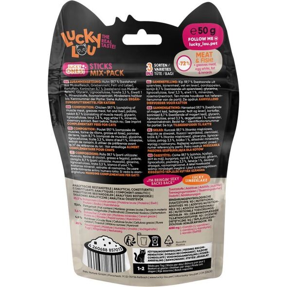 Lucky Lou Lucky Lou Lucky Ones Sticks MixPack 50g