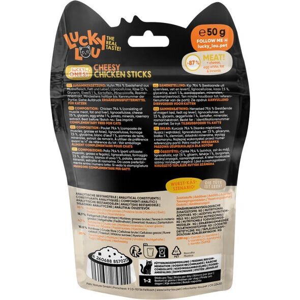 Lucky Lou Lucky Lou Lucky Ones Sticks Ser & Kurczak 50g