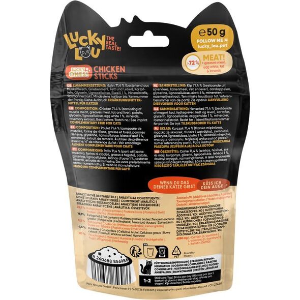 Lucky Lou Lucky Lou Lucky Ones Sticks Kurczak 50g
