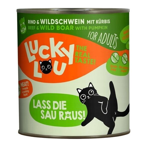 Lucky Lou Lucky Lou Lifestage Adult Wołowina i dzik puszka 800g