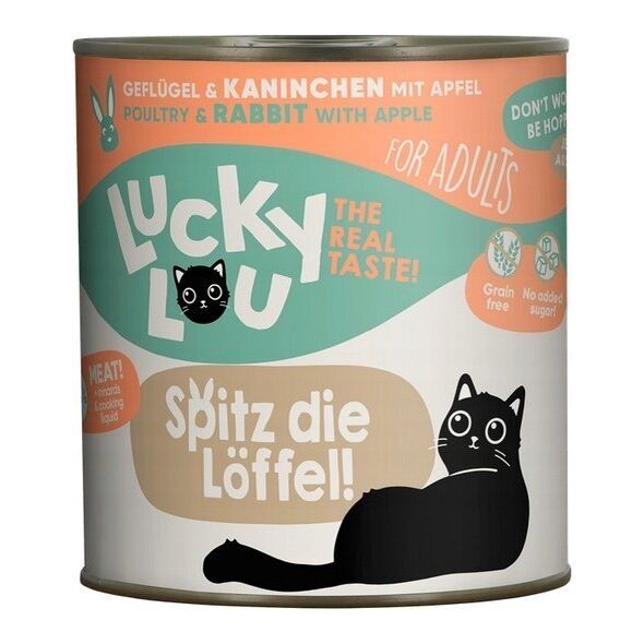 Lucky Lou Lucky Lou Lifestage Adult Drób i królik puszka 800g