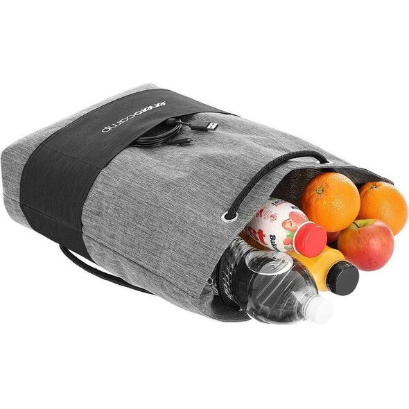 Enero TORBA TERMICZNA PLECAK 2W1 41x14x45CM SZARA 26L ENERO CAMP