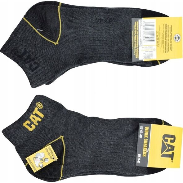 CAT Male socks CAT ZCM0571 gray 43/46 3pr