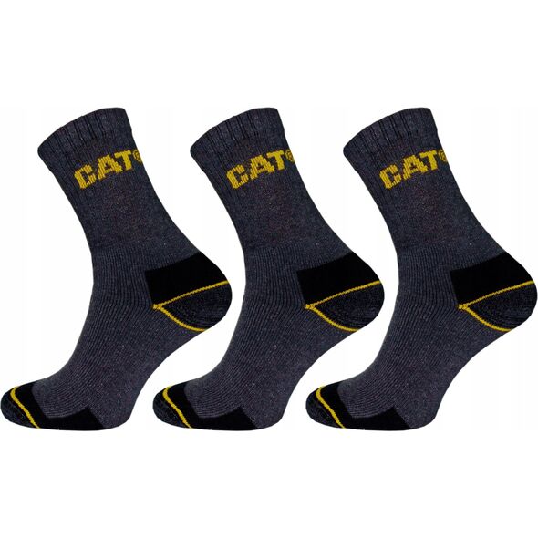 CAT Male socks CAT DYP597 gray 41/45 3pr
