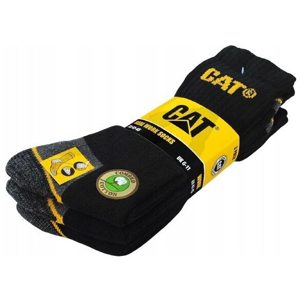 CAT Male socks CAT DYP393 black 41/45 3pr