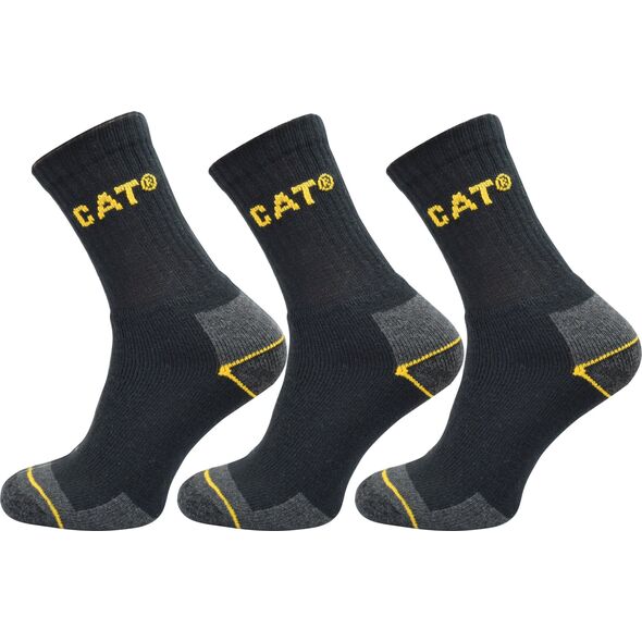 CAT Male socks CAT DYP393 black 41/45 3pr