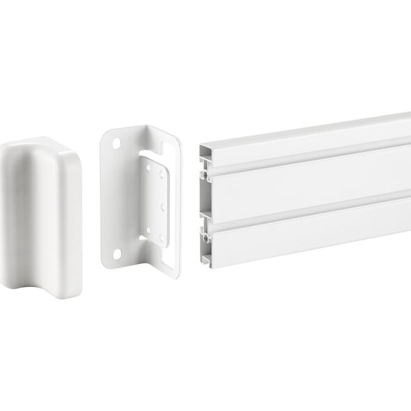 InLine InLine® Slatwall mounting bracket for wall bracket Panel, white, 2pcs. pair