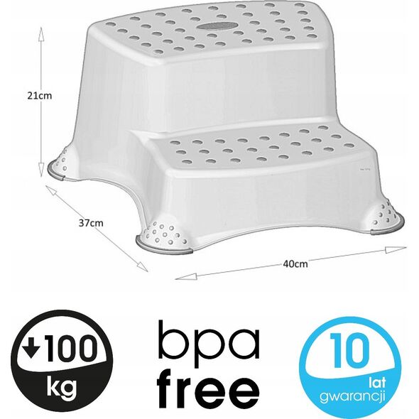 Keeeper KEEEPER dvigubas laiptelis PEPPA, baltas, 10032