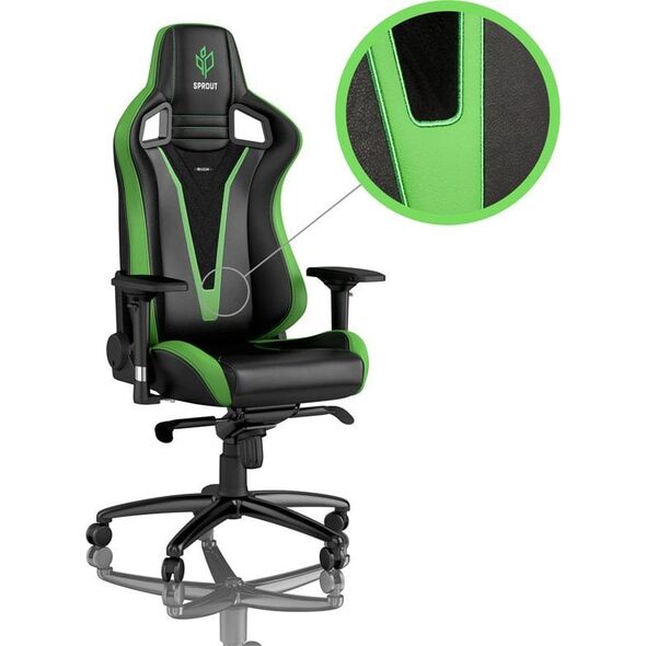 Fotel Noblechairs EPIC - Sprout Edition - czarny/zielony (GAGC-129)