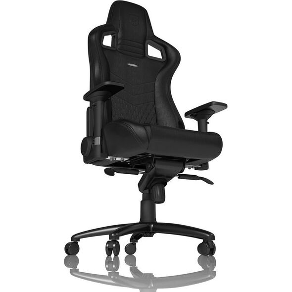 Fotel Noblechairs EPIC z prawdziwej skóry - czarny (GAGC-033)