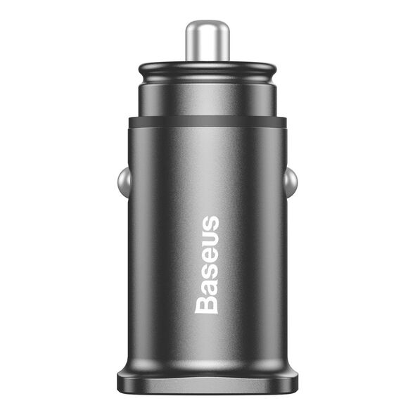 Car Charger Baseus Square 2xUSB QC3.0 5A 30W Black