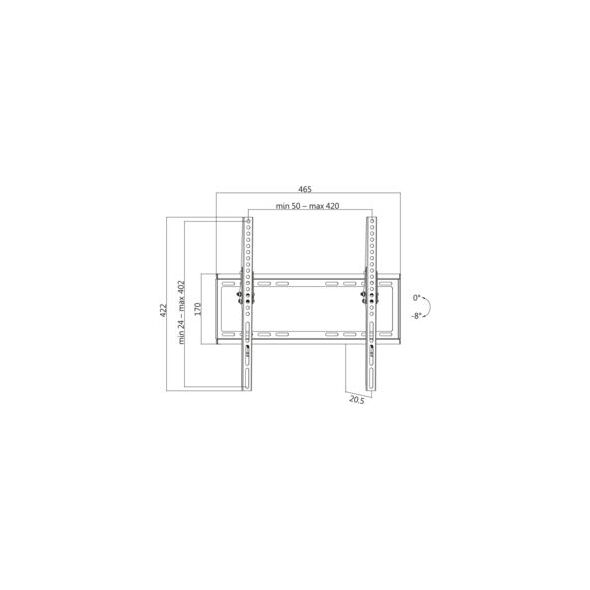 LogiLink Uchwyt ścienny BP0037 32'' - 55''