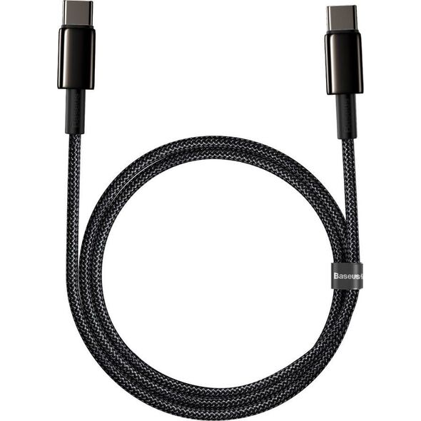 Kabel USB Baseus USB-C - USB-C 1 m Czarny (CATWJ-01)