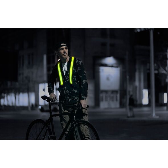 EasyPix Szelki Kamizelka Oświetlenie LED StreetGlow L/XL