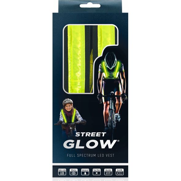 EasyPix Szelki Kamizelka Oświetlenie LED StreetGlow L/XL