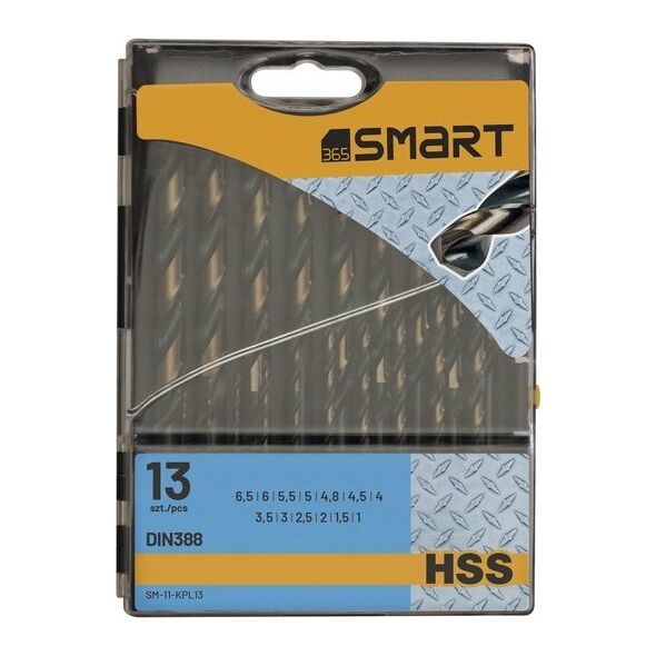 Wiertło Smart kpl wierteł hss do metalu 13 szt. 11-KPL13