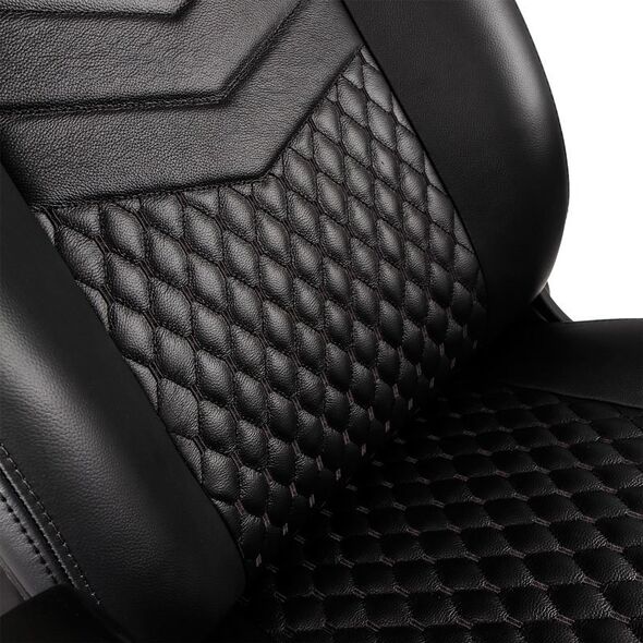 Fotel Noblechairs ICON z prawdziwej skóry - czarny (GAGC-090)
