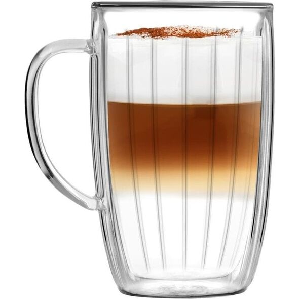 Vialli Design Komplet 2 szklanek wysokich z uchem Tulip 350 ml  8975