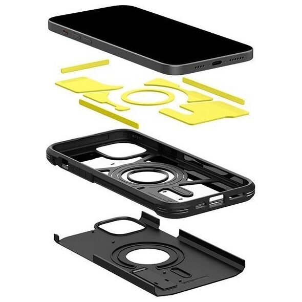 Spigen Spigen Tough Armor MAG iPhone 15 6.1" MagSafe czarny/black ACS06811