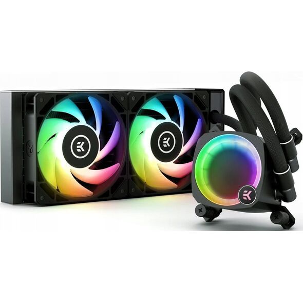 Chłodzenie wodne EKWB EKWB EK-Nucleus AIO CR240 Lux D-RGB 240mm, water cooling (black)