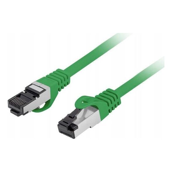 Lanberg Patchcord Lanberg S/FTP kat.8.1 0,5m LSZH CU fluke passed zielony