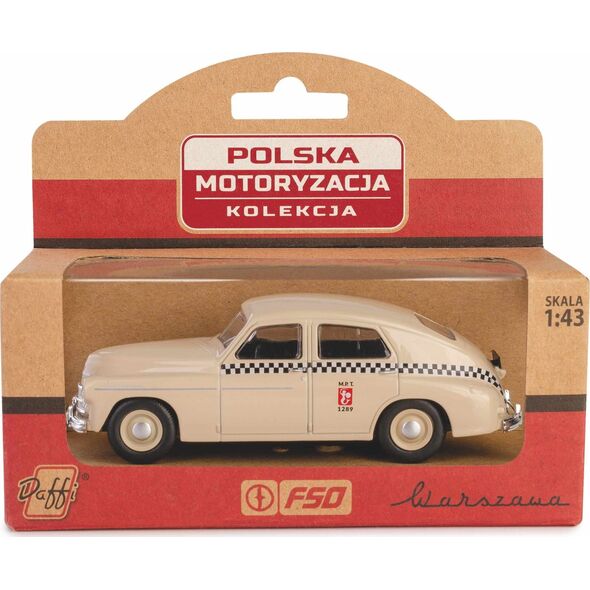 Daffi Model PRL Warszawa M20 TAXI piaskowy K-531 15316
