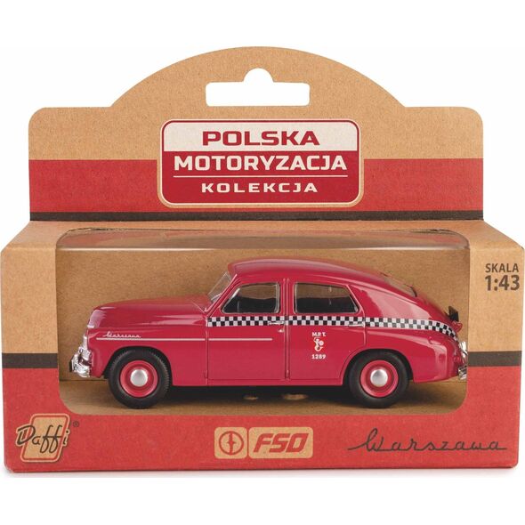 Daffi Model PRL Warszawa M20 TAXI wiśniowy K-533 15330