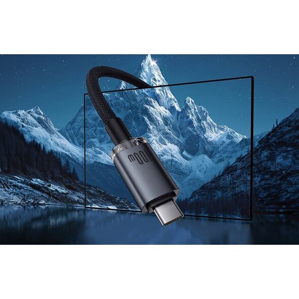 Kabel USB Baseus USB-C - USB-C 1.5 m Czarny (BSU4925)